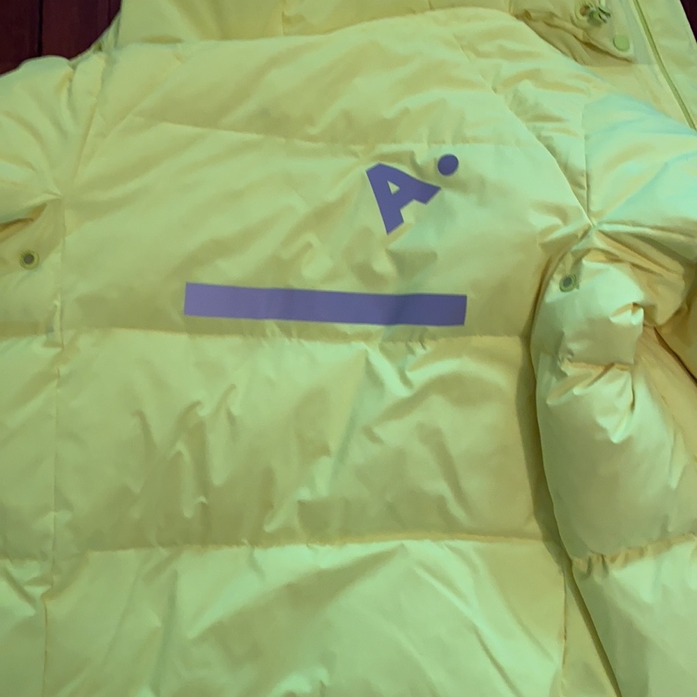 THE ARRIVALS NYC Unisex Neon Long Parka/Puffer Coat - Picture 5 of 6